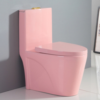 Cuvette de toilette en porcelaine noire de haute qualité, à double chasse d'eau, design moderne, montage au sol, siphon en S, céramique pour salles de bain