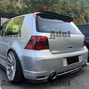 สปอยเลอร์หลังคาหลัง UBUYUWANT สำหรับ VW Golf 4 MK4 R3 99-06 Hatchback สปอยเลอร์พลาสติก ABS สีดำเงา ตกแต่งปีกหลังรถยนต์ - Product Image 3