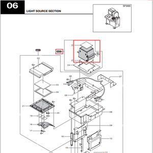 358C1087023 Nouveau Tunnel de lumière mixte pour scanner de films Fuji <span class=keywords><strong>Frontier</strong></span> SP3000 en stock et avec réduction en gros - Product Image 3