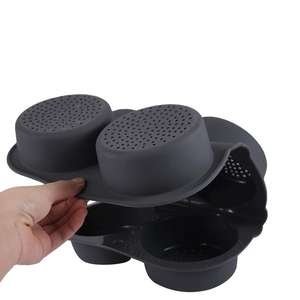 Moule à <span class=keywords><strong>hamburger</strong></span> en silicone <span class=keywords><strong>de</strong></span> qualité alimentaire à 6 cavités, moule à <span class=keywords><strong>pain</strong></span> antiadhésif, résistant à la chaleur, lavable au lave-vaisselle, <span class=keywords><strong>pain</strong></span> à <span class=keywords><strong>hamburger</strong></span> fait <span class=keywords><strong>maison</strong></span> - Product Image 3