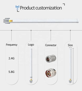 กันน้ําเพิ่มสูง 12dBi ทุกทิศทาง <span class=keywords><strong>2</strong></span>.4G <span class=keywords><strong>2</strong></span>.4GHz เสาอากาศ WiFi กลางแจ้ง Mino สําหรับการใช้งาน RV - Product Image 3