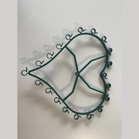 Meilleur support en plastique en forme de cœur pour les arrangements floraux - Porte-mousse florale réutilisable grand format - Idéal pour les fleuristes et les présentations de mariage