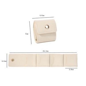 Bolsa de Viaje para Joyas, Estuche Enrollable Portátil para Guardar Joyas, Solución de Almacenamiento para Viajes, para Guardar Anillos, Aretes y Otros Artículos - Product Image 2