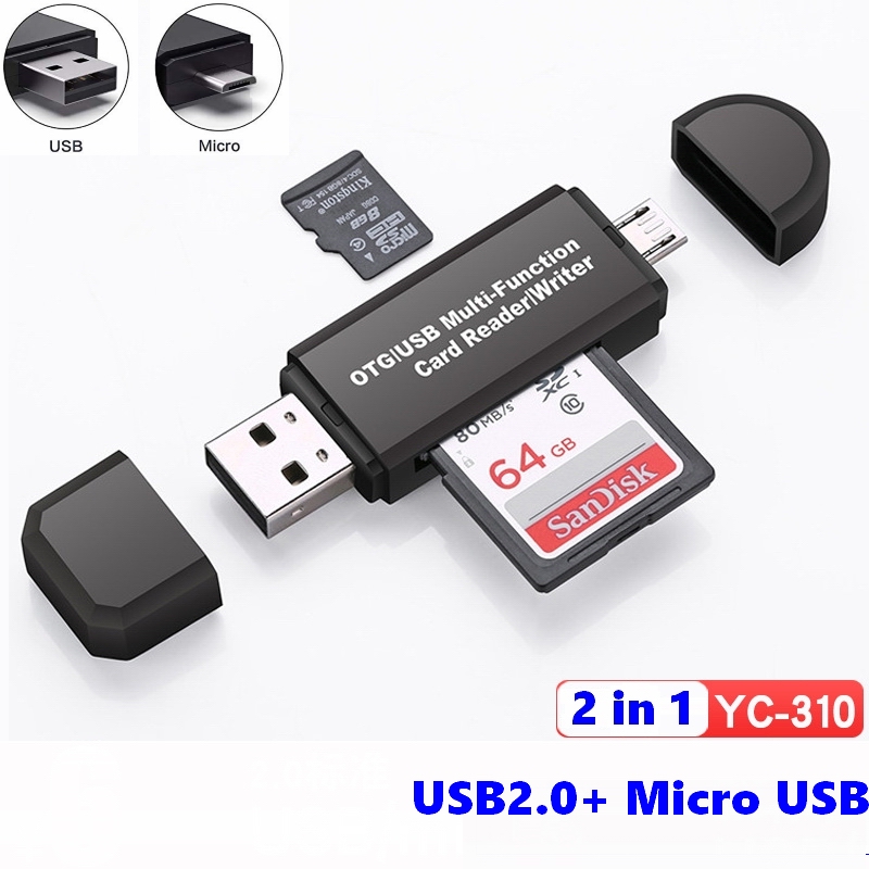 USB 2,0-2 en 1