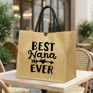 Sac fourre-tout « Meilleure Nana de Tous les Temps » pour Noël, Anniversaire, Fête des Mères, Cadeau, Shopping, Voyage, Usage Quotidien - Product Image 6