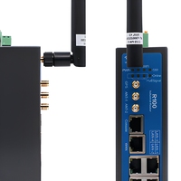 Routeur industriel robuste R100 3G LTE 4G VPN emplacement pour carte Sim montage sur Rail Din fonction QoS 2.4GHz 4G VPN routeur 3G LTE QoS