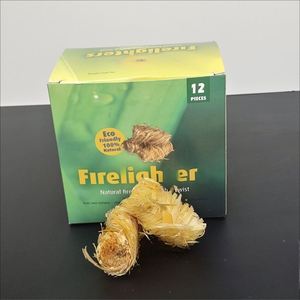 Encendedores de carbón natural de madera Tumbleweed para barbacoa, chimenea y estufa de pellets para camping, con logotipo personalizado - Product Image 2