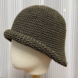 Chapeau Bob Tricoté Vintage de Haute Qualité avec Ourlet Roulé et Nœud <span class=keywords><strong>au</strong></span> Crochet pour Femme – Idéal <span class=keywords><strong>Hiver</strong></span> et Quotidien - Product Image 1
