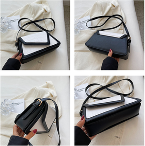 Fashion women's PU handbag custom shoulder <b>bag</b> design with <b>underarm</b> zipper saddle <b>bag</b> - Product Image 4