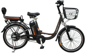 Vélo électrique de haute qualité de 22 pouces, 48 V 250 W, <span class=keywords><strong>acheter</strong></span> un vélo électrique, vélo/vélo électrique urbain/vélo pour filles et femmes avec panier - Product Image 5