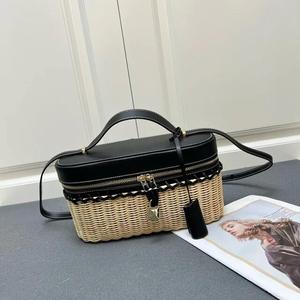 Sac de voyage classique <span class=keywords><strong>Louis</strong></span> 2025 en tissu tressé de luxe, sacoche latérale de haute qualité avec fermeture éclair et deux poignées pour hommes et femmes - Product Image 3