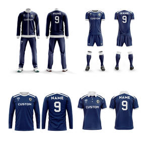 Maglia da <span class=keywords><strong>calcio</strong></span> blu e bianca, - Product Image 6