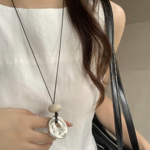 สร้อยคอจี้ดาวและดวงจันทร์-สไตล์ฝันและวัยรุ่น - Product Image 6