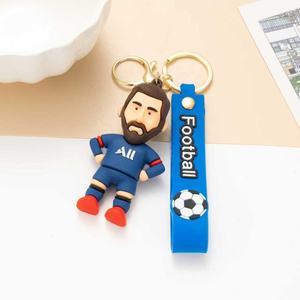 Llavero de Jugador de Fútbol 3D, Figuras de Acción de Fútbol de Dibujos Animados, Colgante para Bolsa, Accesorios, Regalo - Product Image 4