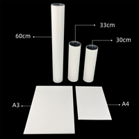 Film PET Jetcolor de haute qualité 30CM 60CM personnalisable pour imprimante DTF, impression numérique, vêtements, textiles, transfert thermique