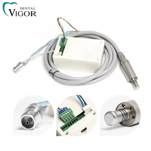 Micromotor eléctrico dental sin escobillas con LED integrado, pieza de mano contra-ángulo tipo E con spray de agua interno - Product Image 4