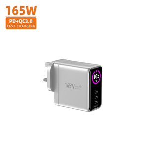 อะแดปเตอร์ชาร์จเร็ว Vina <span class=keywords><strong>Mini</strong></span> Charger หัวปลั๊กแบบ US ช่องเสียบ 4 ช่อง 3C1A พร้อมหน้าจอแสดงผลดิจิตอล 165W GaN รองรับ PPS PD 3.0 ได้รับการรับรองมาตรฐาน CE สำหรับ <span class=keywords><strong>Vivo</strong></span> - Product Image 6