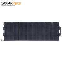 Prix d'usine 18V 200W Panneau solaire pliable portable Couverture de charge solaire mono