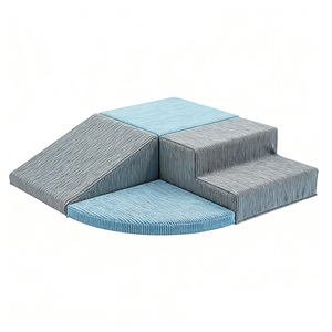 Blocchi di Schiuma Morbida per Interni/Esterni di Grandi Dimensioni con Rivestimento in Velluto a Coste e Imbottitura in Spugna ad Alta Densità, Multifunzione per lo Sviluppo dell'Intelligenza dei Bambini - Product Image 5