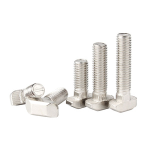 Stainless Steel 304 Hammer Head <strong>T</strong> <strong>Bolts</strong> Sliding Screw Aluminum Profile Accessories Nickel Plated Carbon Steel <strong>T</strong> Head <strong>Bolt</strong> - Product Image 3