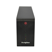 Alimentation sans interruption (ASI) monophasée 600VA 360W à onde sinusoïdale modifiée avec batterie au plomb 220VAC 50Hz pour ordinateur