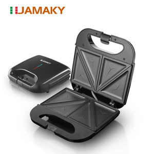 JAMAKY Hot-Seller <span class=keywords><strong>Pro</strong></span>, Machine à sandwich 1000W-Contrôle automatique de la température, plaques antiadhésives, poignée anti-brûlure pour petit-déjeuner rapide, fête - Product Image 1