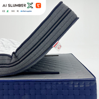 Matelas intelligent réglable AISLUMBERX, épaisseur 28 cm, télécommande sans fil, mode apaisant pour le sommeil, mobilier pour hôpital et maison