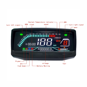 Tachymètre de moto de compteur de vitesse numérique d'affichage à cristaux liquides d'approvisionnement direct d'usine pour le nouveau <span class=keywords><strong>Keeway</strong></span> 150 - Product Image 2