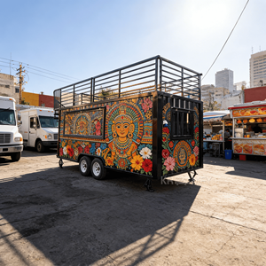 Contenedor Móvil Prefabricado Moderno de Acero para Restaurante, Remolque Portátil para Comida, Panadería, Tienda, Cocina Móvil, Oficina, Edificio Escolar - Product Image 1