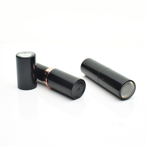 Tubo Vuoto Lusso per <span class=keywords><strong>Rossetto</strong></span>, in Plastica Nera Opaca, con Tappo a Vite e Anello in Plastica, Personalizzabile con Logo Serigrafato, Confezione <span class=keywords><strong>Rossetto</strong></span> - Product Image 6