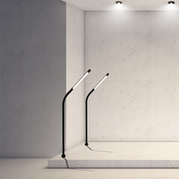 Nouvelle lampe LED réglable moderne pour vitrine de bijoux 3W noire, haute luminosité CRI 90, angle de faisceau 60°, certifiée CE RoHS
