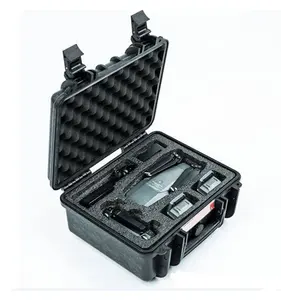 Zwart Nieuw Ontwerp Make-Up Dozen Schokbestendig Waterdicht Survival Carry Box Grote Verdikking Harde Draagtas Met Handvat