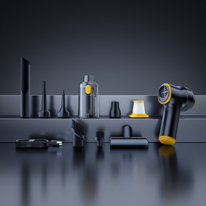 Aspiradora portátil inalámbrica de mano con batería recargable de 0.3L para uso en el coche y en el hogar. - Product Image 1