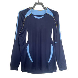 Maillots de football d'automne à manches longues imprimés rétro 2006 Argentine, maillot de l'extérieur, uniforme de compétition des clubs européens - Product Image 1