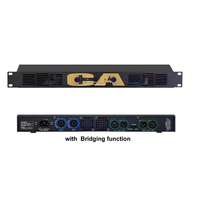 Amplificateur de puissance numérique CA450 à deux canaux 2400W 2x450 Watt RMS AMP 2 voies fonction de pontage 19 "1U conception de rack