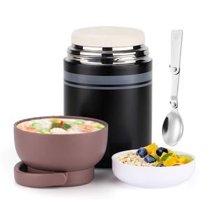 Thermos à vide en acier inoxydable à double paroi de 800 ml, qualité alimentaire, avec poignée - Product Image 1