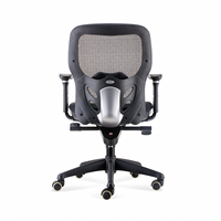 Nouvelle chaise ergonomique haut de gamme en mesh, dossier en alliage d'aluminium, coussin épais, chaise de bureau de direction de luxe
