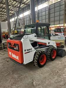 Obral mesin tempel bekas <span class=keywords><strong>Bobcat</strong></span> S450 Mini Skid Steer mesin tempel asli dengan ember pegangan Kondisi Bagus untuk dijual - Product Image 4