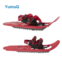 Crampons de randonnée tout-terrain en aluminium YumuQ Easy Handle PP Plastic, ajustables, pour ski et neige