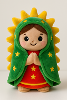 OEM personnalisé religieux série Notre-Dame de Guadalupe jouet en peluche mignon dessin animé poupée vacances ambiance église cadeau oreiller pendentif