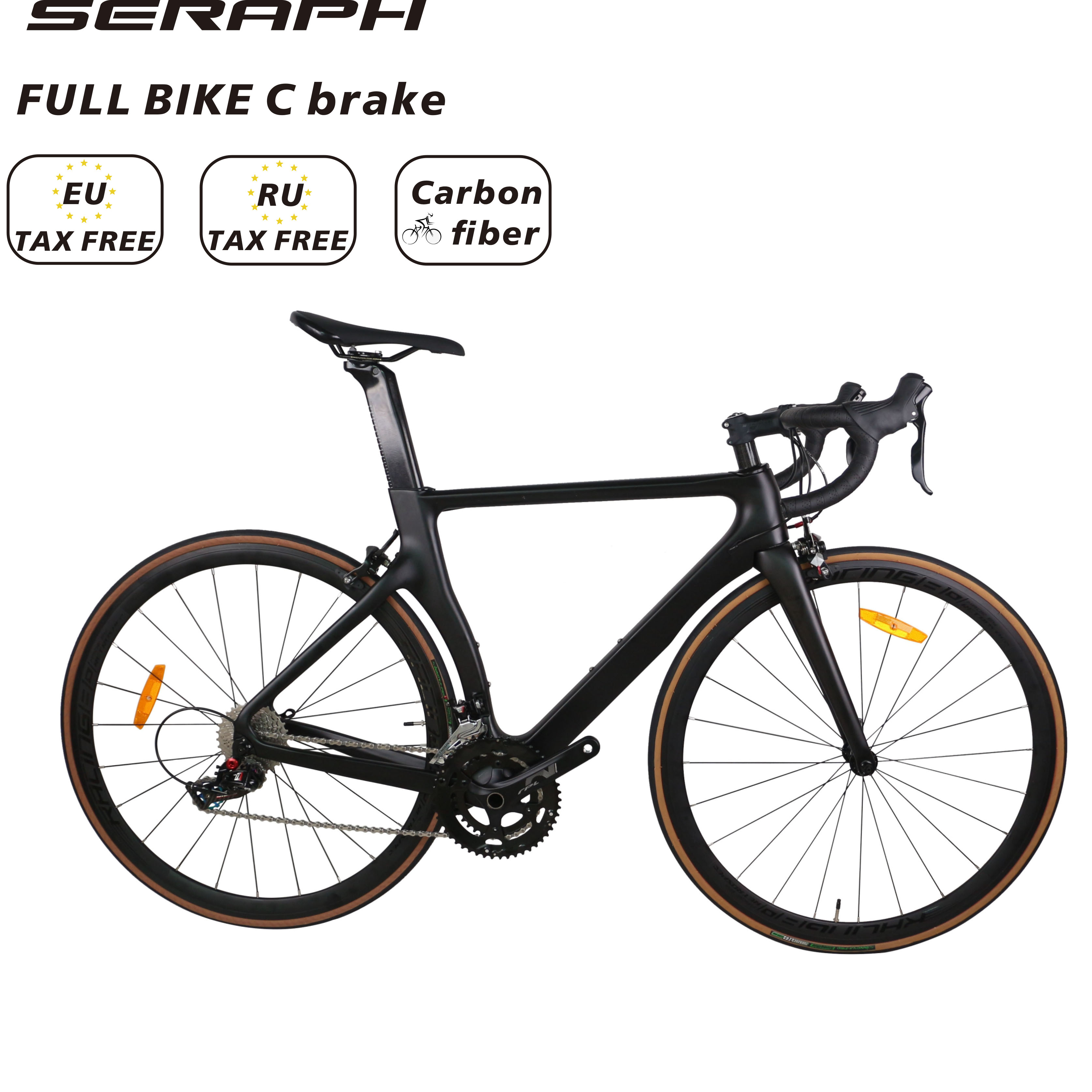 SERAPH TT-X2 Full Bike - Carbon Fiber Aero Road Racing Frame