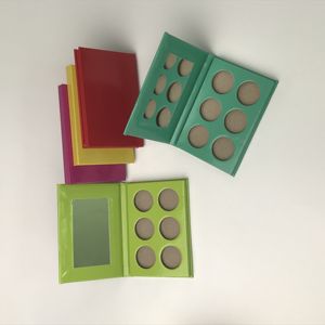 Custom 6 Pan <strong>Magnetic</strong> <strong>Eyeshadow</strong> <strong>Palette</strong> Luminous and Metallic Finish Empty for Your Own Design - Product Image 3