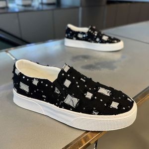 RO Fashion New Designer Men's Shoes Casual Versatile One Foot Mens Non-slip Hard-wearing Walking Sneakers <b>Canvas</b> Shoes - Product Image 2
