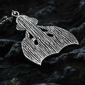 Colgante Vikingo Odin Element de Acero Inoxidable con Forma de Escudo, Colgante Temático para Hombre, Collar de Moda, Regalo - Product Image 4