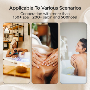 Usine Laotang Échantillon gratuit Vente en gros Gant exfoliant en soie pour soins de la peau Gant exfoliant en soie turque pour le corps et le visage - Product Image 6