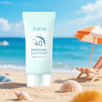 Crème solaire à la niacinamide tendance, apaisante et hydratante à l'aloe vera et à la centella asiatica, protection UV, éclaircissante et régulatrice de sébum