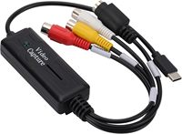 Caja de Grabación de Video HD, Captura de Video en Vivo para Juegos, Tarjeta de Captura de Video AV para Teléfono Móvil con Interfaz USB Tipo-C