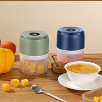 Mini hachoir à ail électrique portable de qualité alimentaire de 100/250 ml avec chargement USB