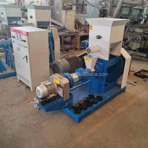 pet twin screw extruder/floating pe <b>pellet</b> make food extrud indonesia floating fish feed machine - Product Image 2