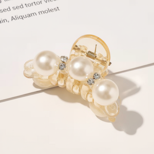 Mollette di tendenza all'ingrosso in acrilico scintillante stile natalizio a scatto in metallo per la decorazione dei capelli per bambini - Product Image 1